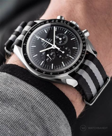 Omega Speedmaster reduced nato strap